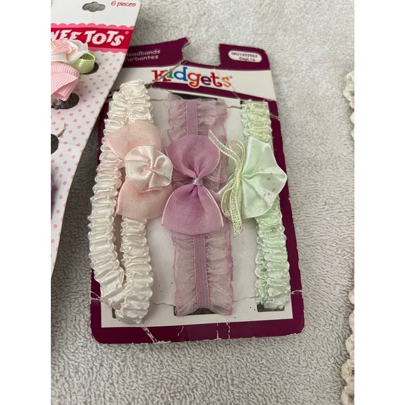 Lot of Infant/toddler Hair Accessories  Headbands Pony Tail Holders - Picture 3 of 6